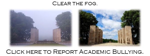 Clear the Fog; Disrupt Academic Bullying